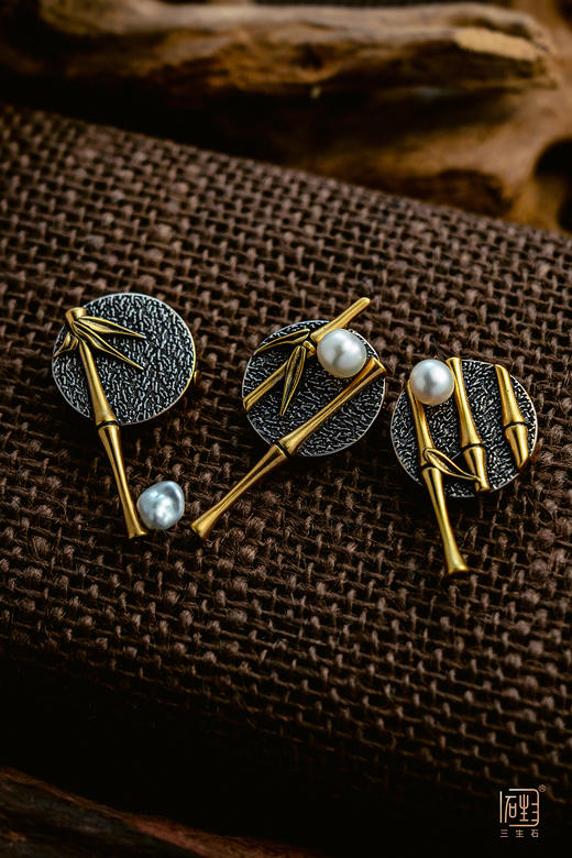 墨竹--“竹”设计多用胸针 商品图2