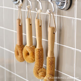 日本SP椰棕丝杯刷长柄刷子