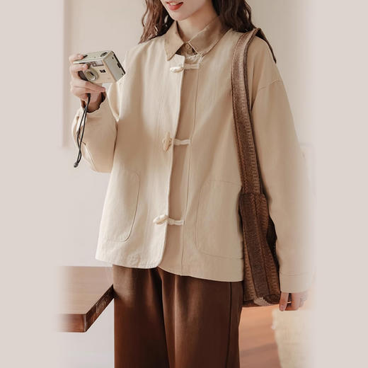 裁缝学苑AS35新中式小香风插肩圆领外套纸样女装新款上衣样板图纸 商品图4