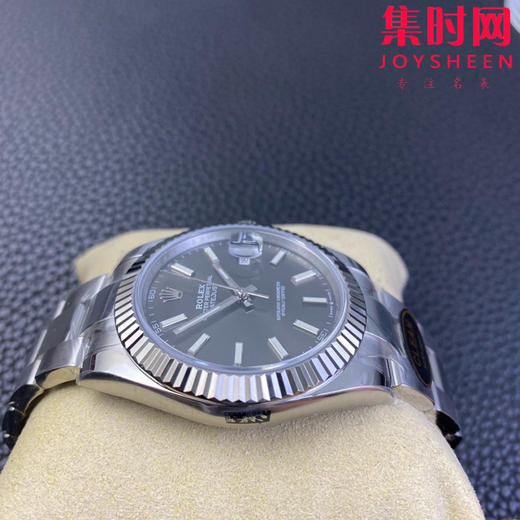 C厂劳力士日志型41mm 灰色盘 3235机 三珠链 904L钢 男士腕表 商品图3