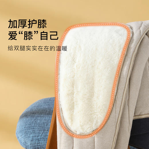 【100%绵羊毛填充】秋冬530g加厚护膝护腰男士保暖裤棉裤男士衔缝保暖裤 商品图5