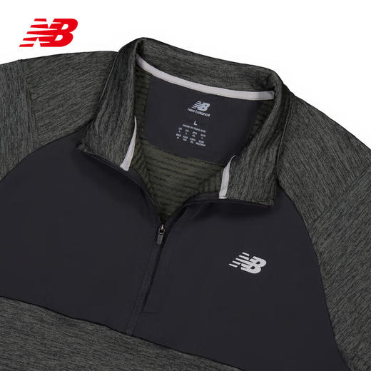 NEW BALANCE/NB Athletics Heat Grid 1/2 Zip男款舒适运动时尚简约卫衣 商品图2