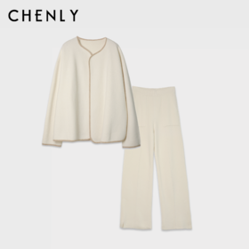 尘衣｜富贵感纯山羊绒针织套装