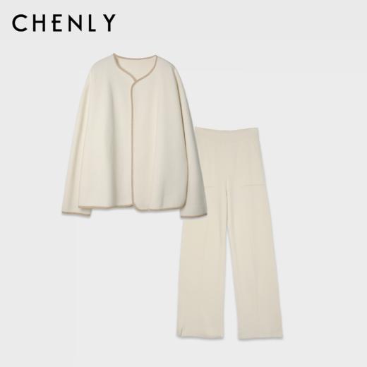 尘衣｜富贵感纯山羊绒针织套装 商品图0