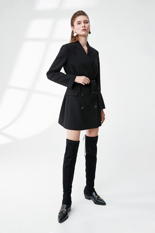 ESTELLICA 黑色高级长西装外套 9832 商品图7