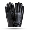 冬季【男士加厚PU皮手套】时尚经典男士三道筋皮手套 黑色 加厚手套 商品缩略图5