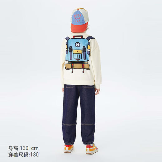 【MQD】童装男大童冬新款趣味户外风半高领卫衣 商品图3