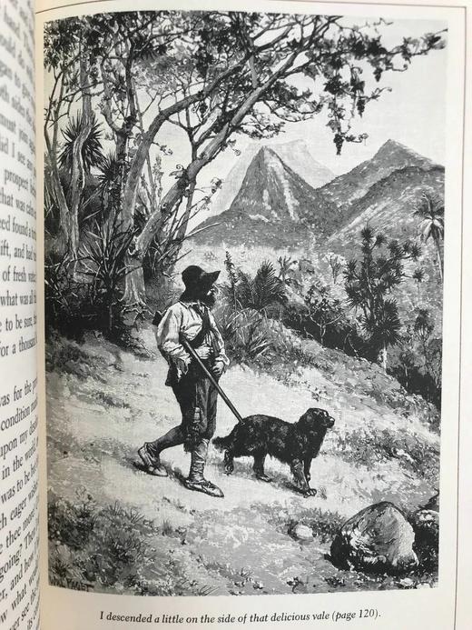 限量版！笛福《鲁宾逊漂流记》 配多幅经典插图 豪华皮装18开 商品图5