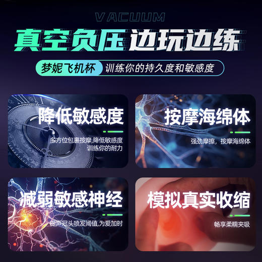 【男用器具】趣儿 梦妮手动飞机杯 商品图0