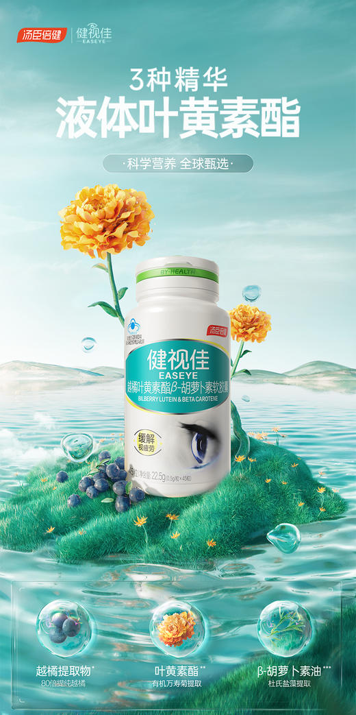 汤臣倍健健视佳越橘叶黄素酯胶囊成人儿童护眼正品官方旗舰店非片 商品图6