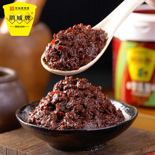 鹃城牌 零添加红油豆瓣360g*1瓶+零添加一级豆瓣360g*1瓶 易拉罐装使用方便家用炒菜调味料 两罐组合装 商品图4