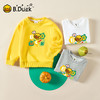 B.Duck小黄鸭童装圆领卫衣春春秋男童时尚卡通上衣潮105-150 BF3508963 商品缩略图0