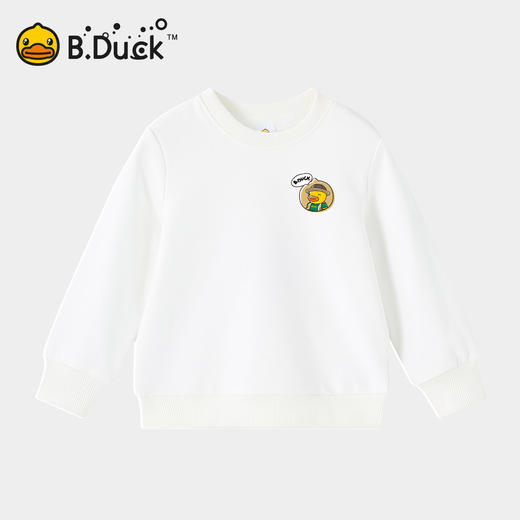 B.Duck小黄鸭童装圆领卫衣春春秋男童时尚印花童装潮105-150 BF3508953 商品图4