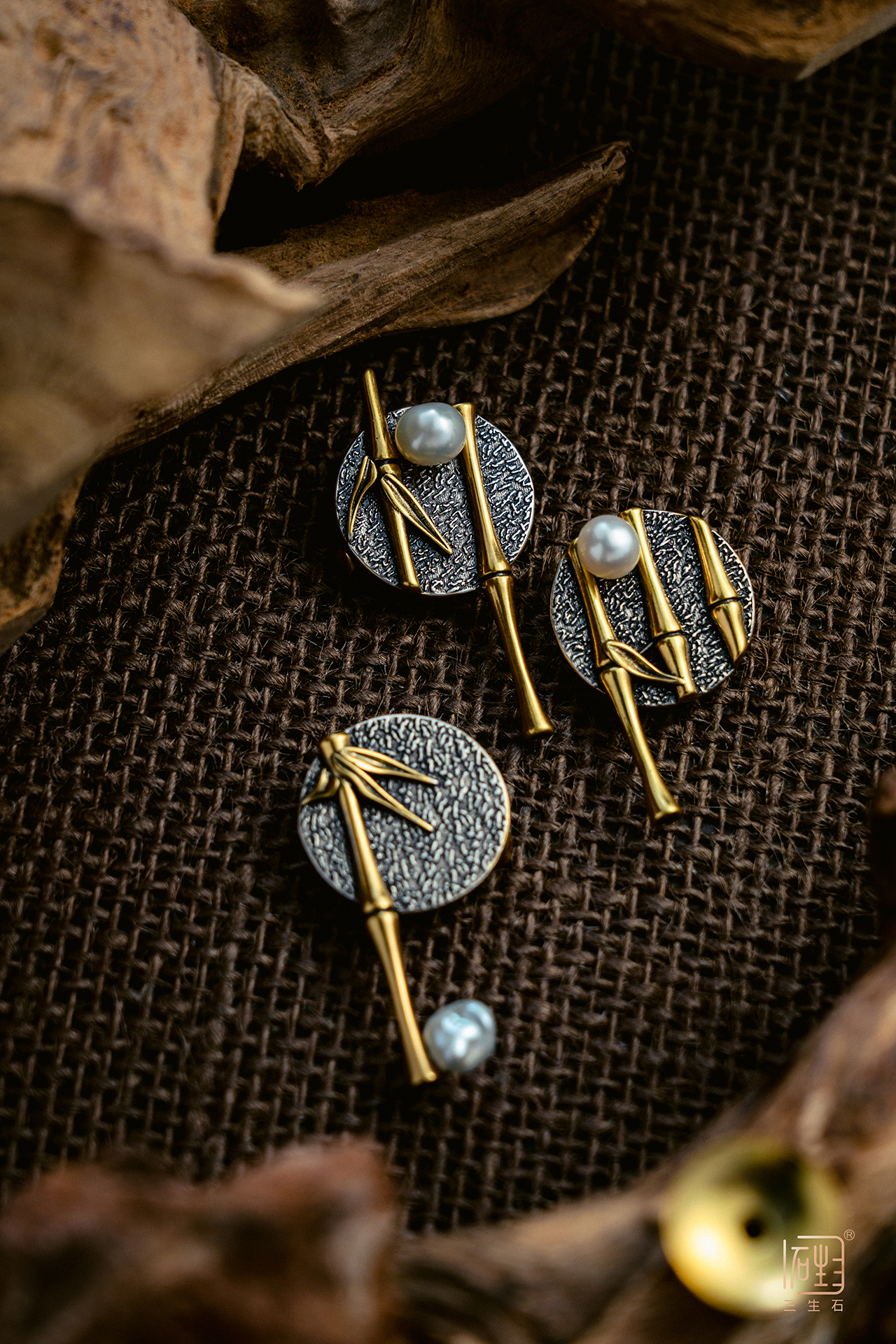 墨竹--“竹”设计多用胸针