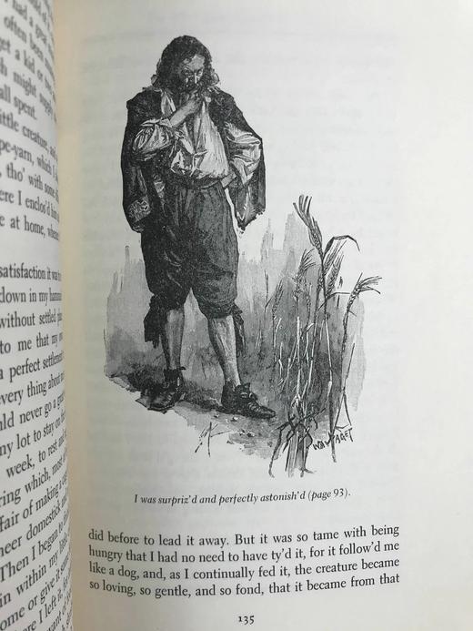 限量版！笛福《鲁宾逊漂流记》 配多幅经典插图 豪华皮装18开 商品图10