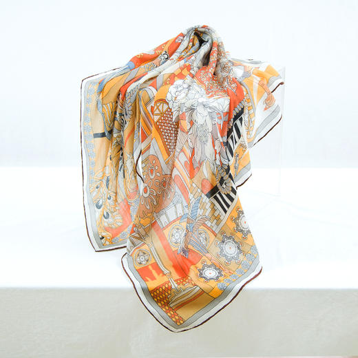 鑫缘  精纺羊绒大方巾 GD0028 商品图5