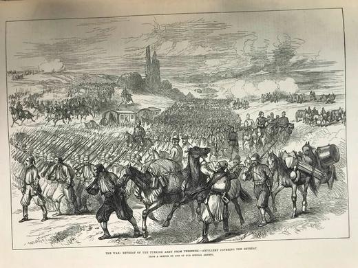 41*29cm！1877年下半年 伦敦新闻画报 数百幅版画插图 真皮精装8开 商品图5