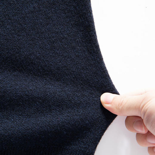 【100%羊毛】【新款DPS】大依优型大码男装羊毛衫100%绵羊毛针织衫打底线衣套头纯色上衣男士胖子 商品图4