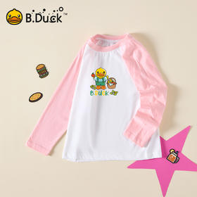 B.Duck小黄鸭童装春秋男女童长袖T恤110-160 BF3506901