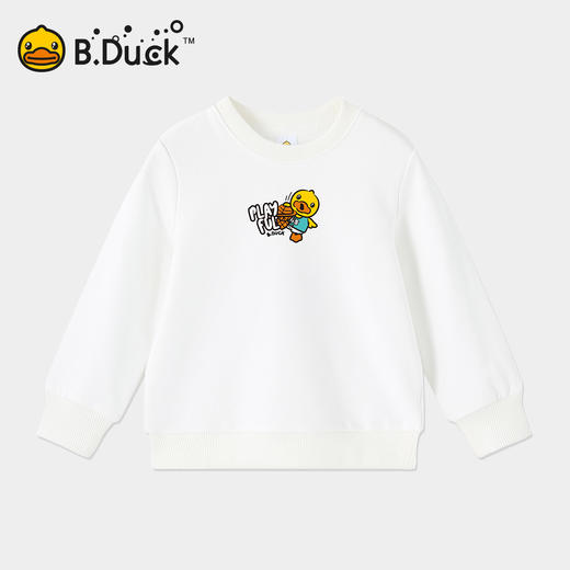 B.Duck小黄鸭童装圆领卫衣春春秋男童时尚潮酷童装105-150 BF3508952 商品图4