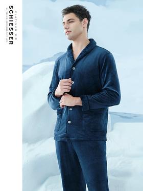 【超柔绒】SCHIESSER/德国舒雅铂雅男士超柔绒套装99/23522H