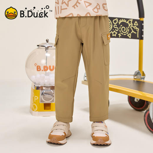 B.Duck小黄鸭童装时尚工装长裤冬季男童休闲裤105-150 BF5572031 商品图4