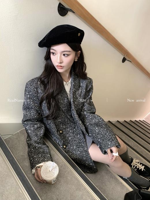 Read Nameless /钻石雪花羊毛大衣 2024/10/12 商品图7