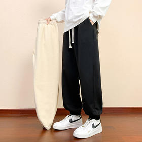 【GZ】无忧购韩版休闲一体绒330g宽松束脚运动裤1888（截单后7天发货)25年清仓捡漏