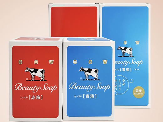 日本COW牛乳/石碱牛奶沐浴香皂洁面洗澡补水保湿清爽肥皂 商品图1