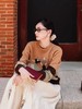 浮生八记/24D153/复古锭纺手绘摇摆舞针织衫加拿大手工毛衣 商品缩略图4