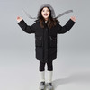 笛莎女童羽绒服2024冬季新款连帽中长款羽绒服 商品缩略图2