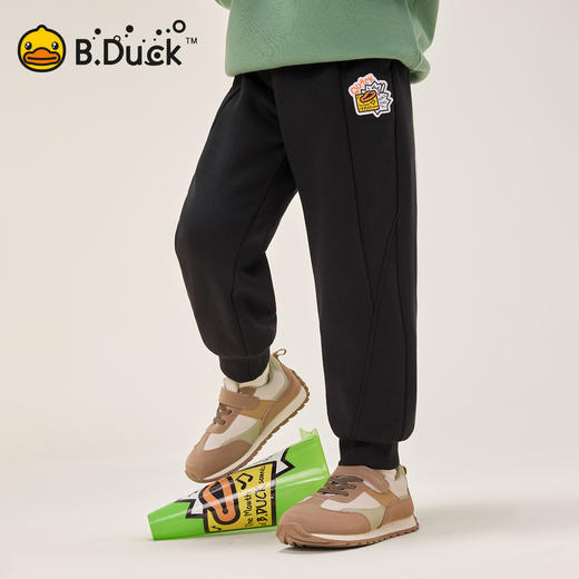 B.Duck小黄鸭童装束脚休闲长裤冬季男童运动裤105-150 BF5573031 商品图0