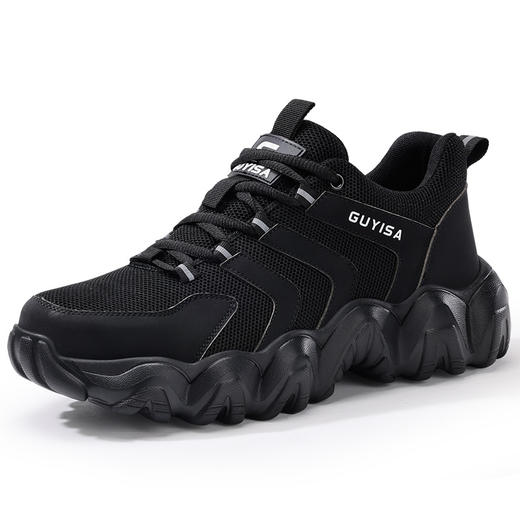 GUYISA劳保鞋男防砸防刺穿轻便钢包头四季款安全鞋 商品图10