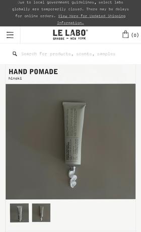 THS 10.14-无  lela家 黑马王牌 限定香水实验室护手霜 一盒2支装 CU1254