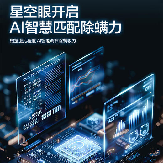 海尔世家智慧眼除螨仪高端紫外线超声波智能自调节除螨可视化母婴级护肤双加热系统飓风电机HZ-CS1S 旗舰款高端除螨仪 商品图2