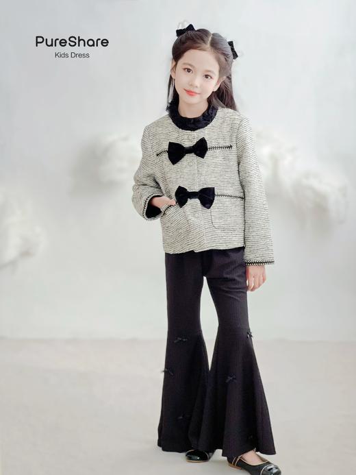 【非质量问题不退换】PureShare 蓬纱馆蝶影喇叭裤 商品图1