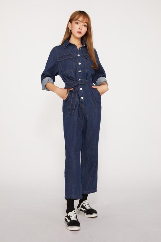 HAYES 休闲随性牛仔连体裤 9765 商品图0