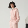 谜底连帽卫衣女开衫2024冬季新品休闲运动粉色时髦上衣244MV1625 商品缩略图1