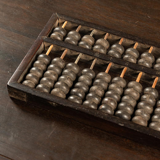 清 紫檀十七档算盘 商品图2