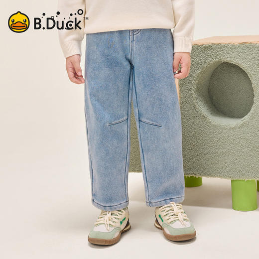 B.Duck小黄鸭童装时尚宽松牛仔裤秋冬男童休闲长裤105-150 BF5556920 商品图0