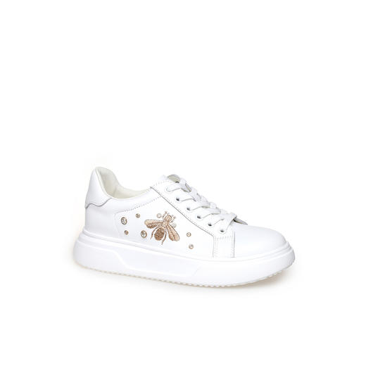 豪麟名鞋奥莱迪嘉女鞋时尚休闲鞋牛皮革DJHJA42WX014金色  原价1660元 商品图0