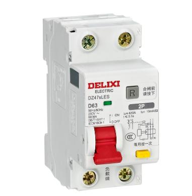 【HDXK】2P小型断路器   德力西DZ47sLes C20 商品图0