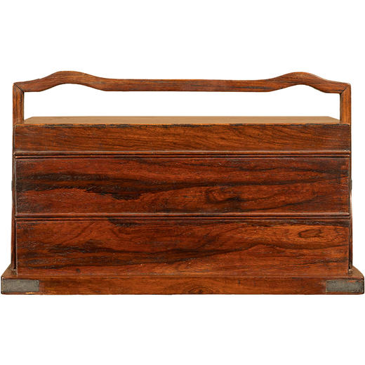 清 黄花梨两撞提梁盒 商品图5