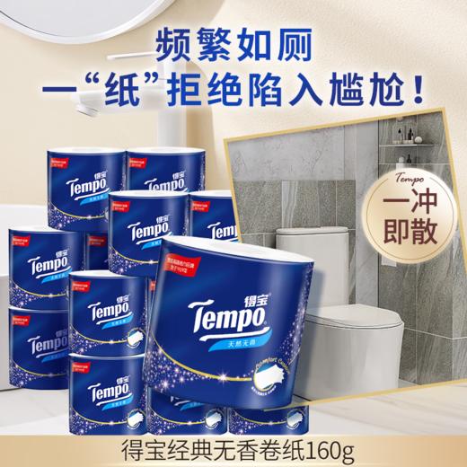 【积分兑换】得宝（Tempo）有芯卷纸4层160g*16卷筒纸 （T4680-A） 商品图5