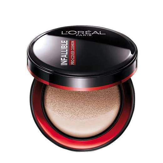 欧莱雅黑胖子气垫bb霜14g带替换装 遮瑕持久不易脱妆哑光控油 商品图0