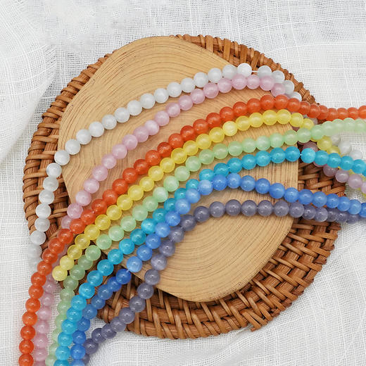 猫眼6mm珠料意卡米诺手串念珠单颗珠子散珠半成品 商品图10