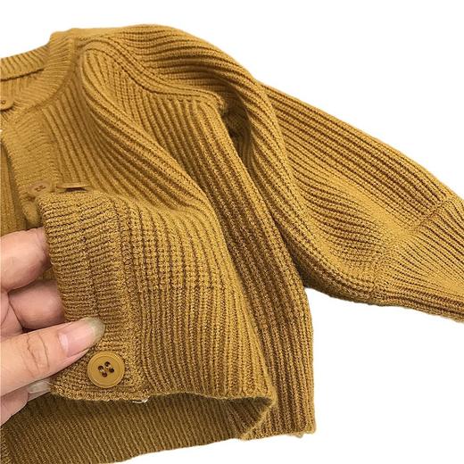 【新品上架！女童森系两件套裙，时尚又实用】女小童碎花连衣裙套装 女童针织毛衣外套 新款童装儿童森系两件套套裙-QQ 商品图4