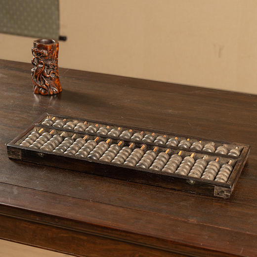 清 紫檀十七档算盘 商品图1