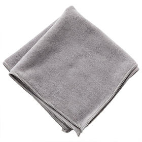 吸水除污微纤维毛巾/玻璃用无痕微纤维毛巾 灰色 2条装