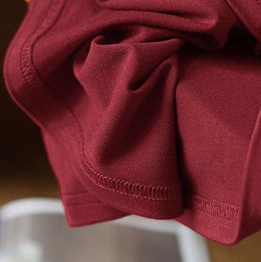 女士德绒5.0四季款轻薄保暖高弹打底衫（半高领5分袖） 商品图8